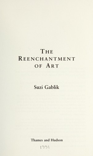 The reenchantment of art