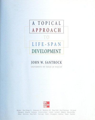 A topical approach to life-span development