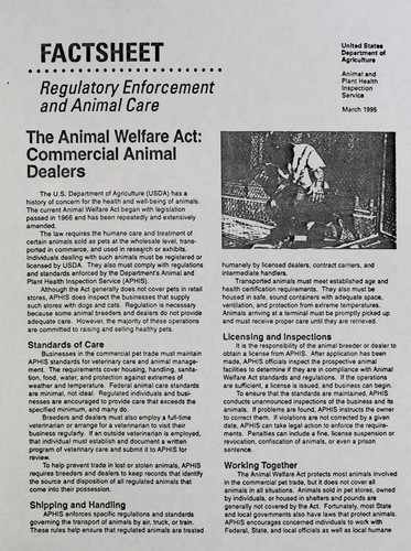 The Animal Welfare Act