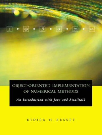 Object-oriented implementation of numerical methods