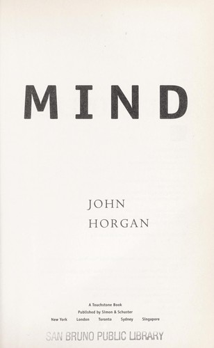 The undiscovered mind