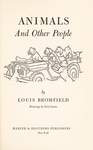 Animals and other people