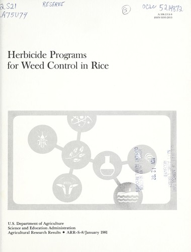 Herbicide programs for weed control in rice