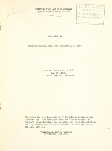 National Farm and Home Program