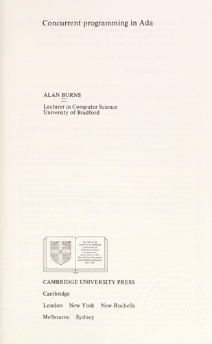 Concurrent programming in Ada