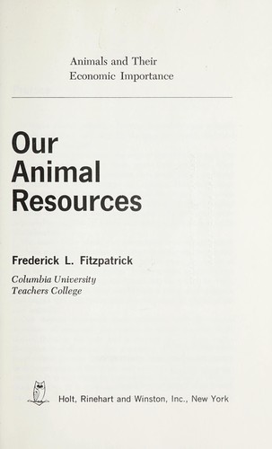 Our animal resources