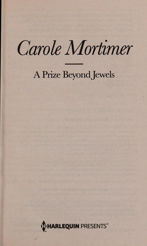 A Prize Beyond Jewels:(The Devilish D'Angelos #2)