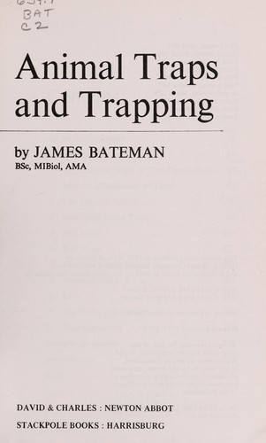 Animal traps and trapping