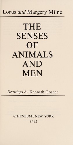 The senses of animals and men