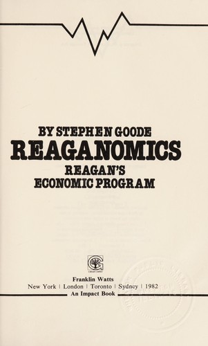 Reaganomics, Reagan's economic program