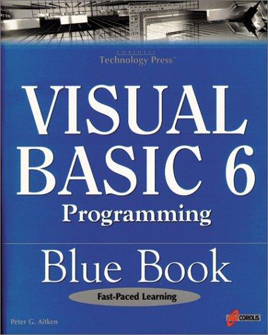 Visual Basic 6 programming blue book