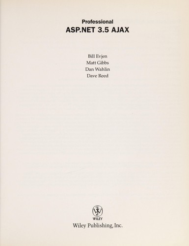 ASP.NET 3.5 AJAX