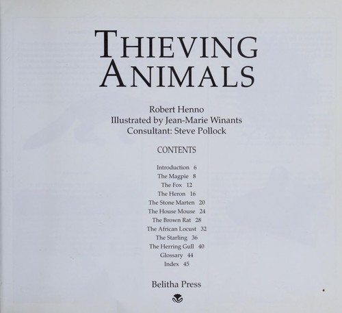 Thieving animals