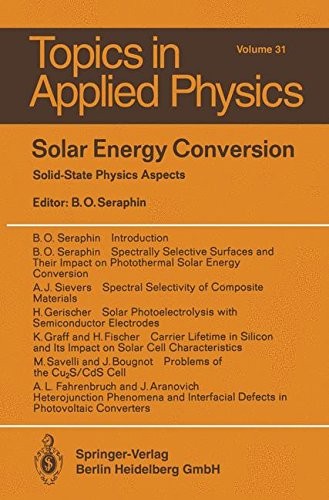 Solar Energy Conversion: Solid-State Physics Aspects (Topics in Applied Physics)