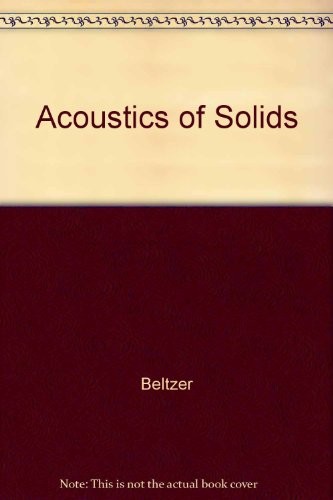 Acoustics of solids