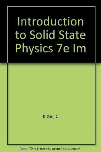 Introduction to Solid State Physics 7e Im