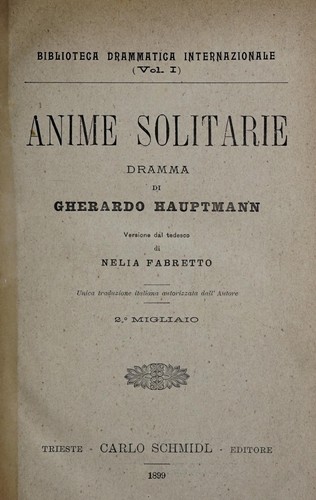 Anime solitarie