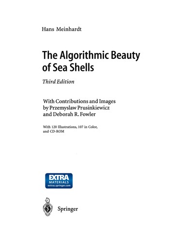 The Algorithmic Beauty of Sea Shells