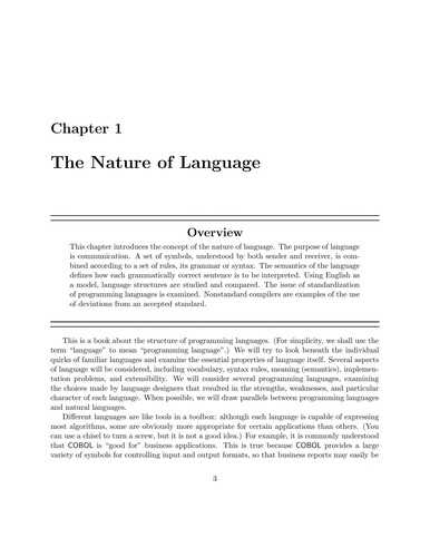 The anatomy of programming languages