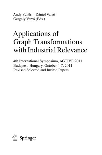 Applications of Graph Transformations with Industrial Relevance