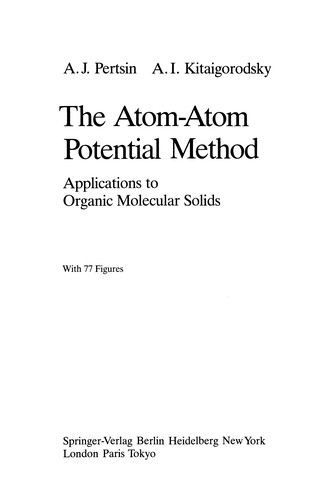 The Atom-Atom Potential Method