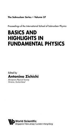 Basics and highlights in fundamental physics