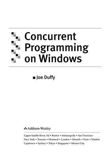 Concurrent programming on Windows