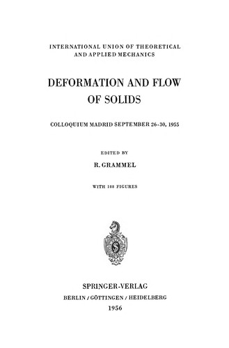Deformation and Flow of Solids