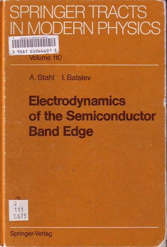 Electrodynamics of the semiconductor band edge