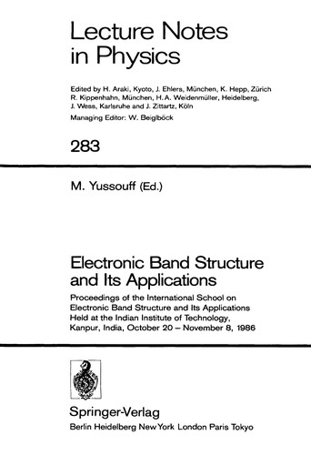 Electronic band structure and its applications