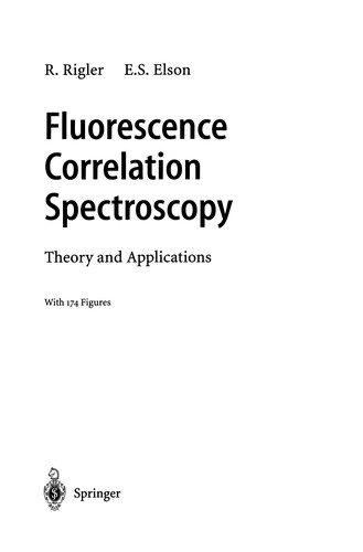 Fluorescence Correlation Spectroscopy