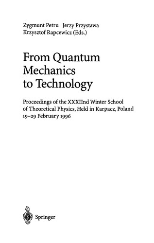From quantum mechanics to technology