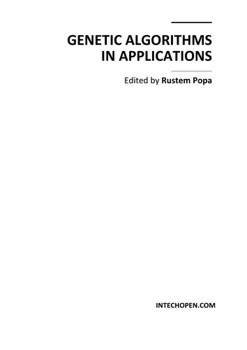 Genetic algorithms in applications