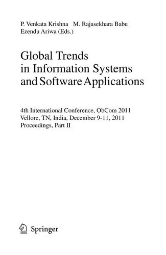 Global Trends in Information Systems and Software Applications