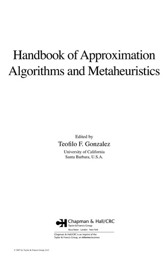 Handbook of approximation algorithms and metaheurististics