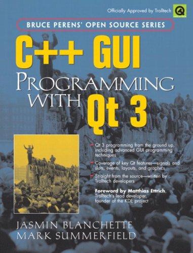 C++ GUI programming with Qt3