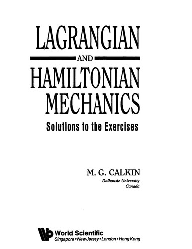 Lagrangian and Hamiltonian mechanics