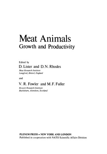 Meat Animals