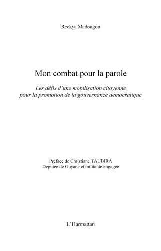 Mon combat pour la parole