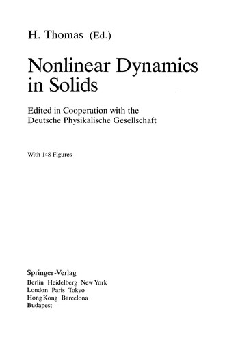 Nonlinear Dynamics in Solids