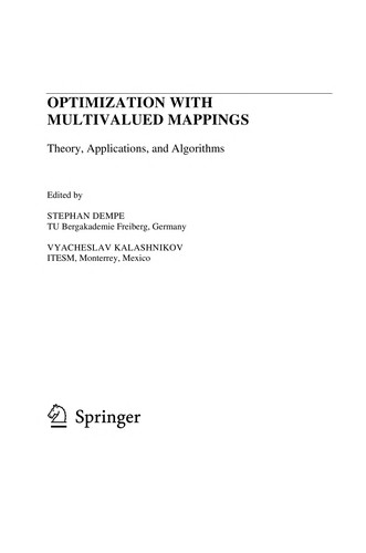 Optimization with multivalued mappings