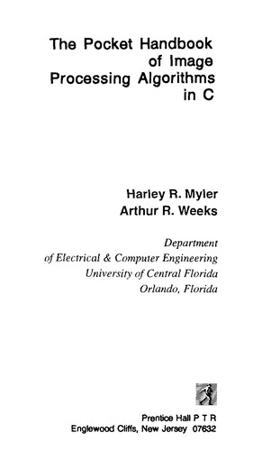 The pocket handbook of imaging processing algorithms inC