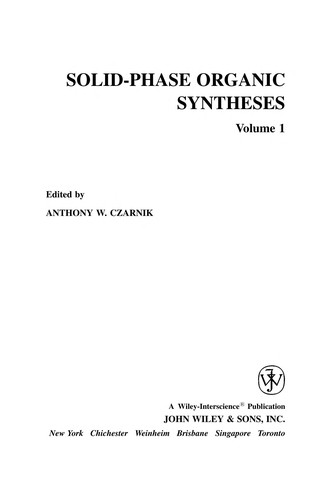 Solid-phase organic syntheses