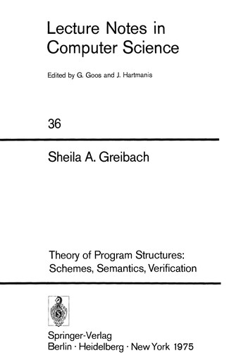 Theory of program structures