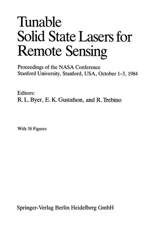 Tunable Solid State Lasers for Remote Sensing