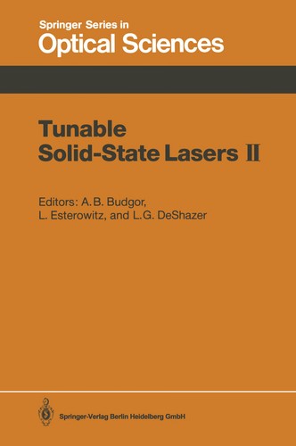 Tunable solid-state lasers II