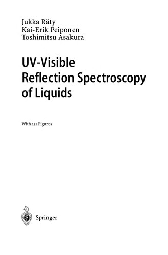 UV-Visible Reflection Spectroscopy of Liquids