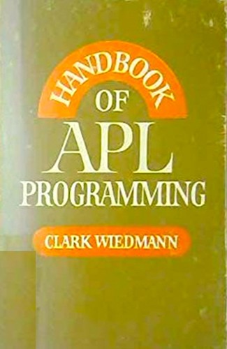 Handbook of APL programming