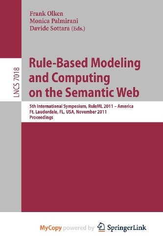 Rule - Based Modeling and Computing on the Semantic Web