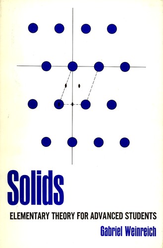 Solids: elementary theory for advanced students